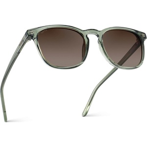 image:imageWearMe Pro WMP Eyewear  Mens Polarized Modern Rounded Square SunglassesSage Green  Brown Gradient Lens